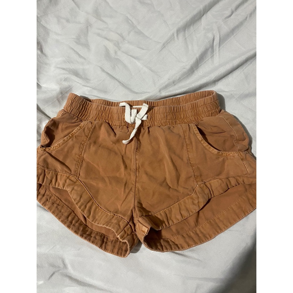 Billabong Girls Size 8 Medium Brown Pull-On Shorts Elastic Waist
